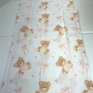 Cute Teddy Bear Print Curtains